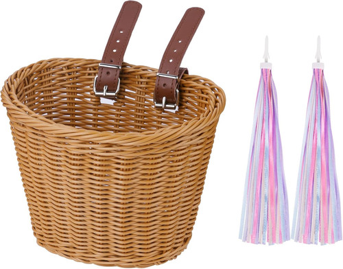 Kids bike basket - kids, handwoven