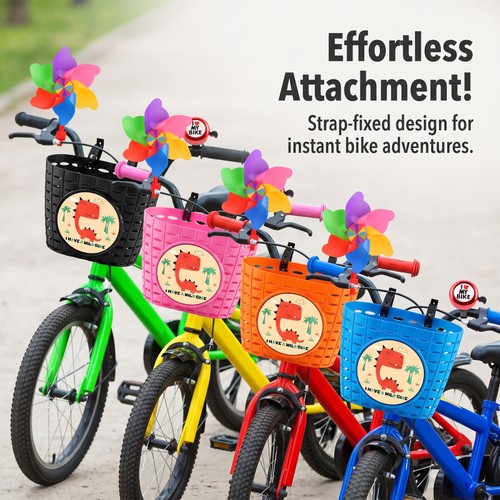 Kids bike basket handlebar - kids,
