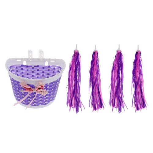 Girls basket with bow - girls,
