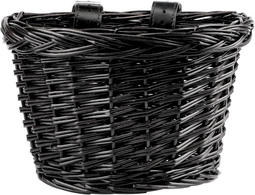 Wicker kids bike basket for - bike,
