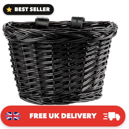 Wicker kids bike basket - kids, for