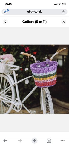 Kids bike front - front, with