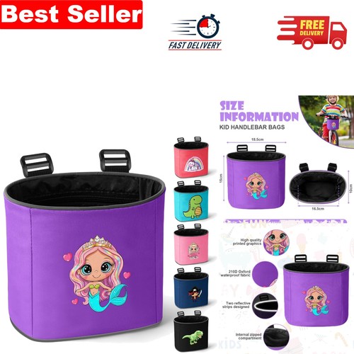 Waterproof kids bike basket - kids,