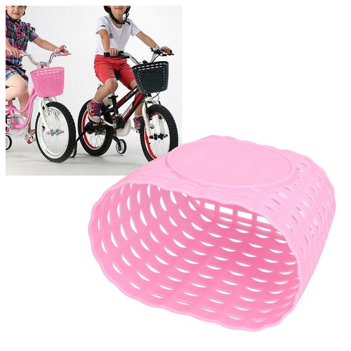 Pink children bike - pink, basket