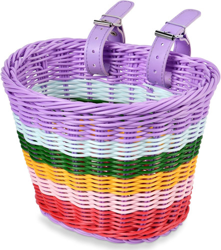 Kids bike basket handwoven - kids,